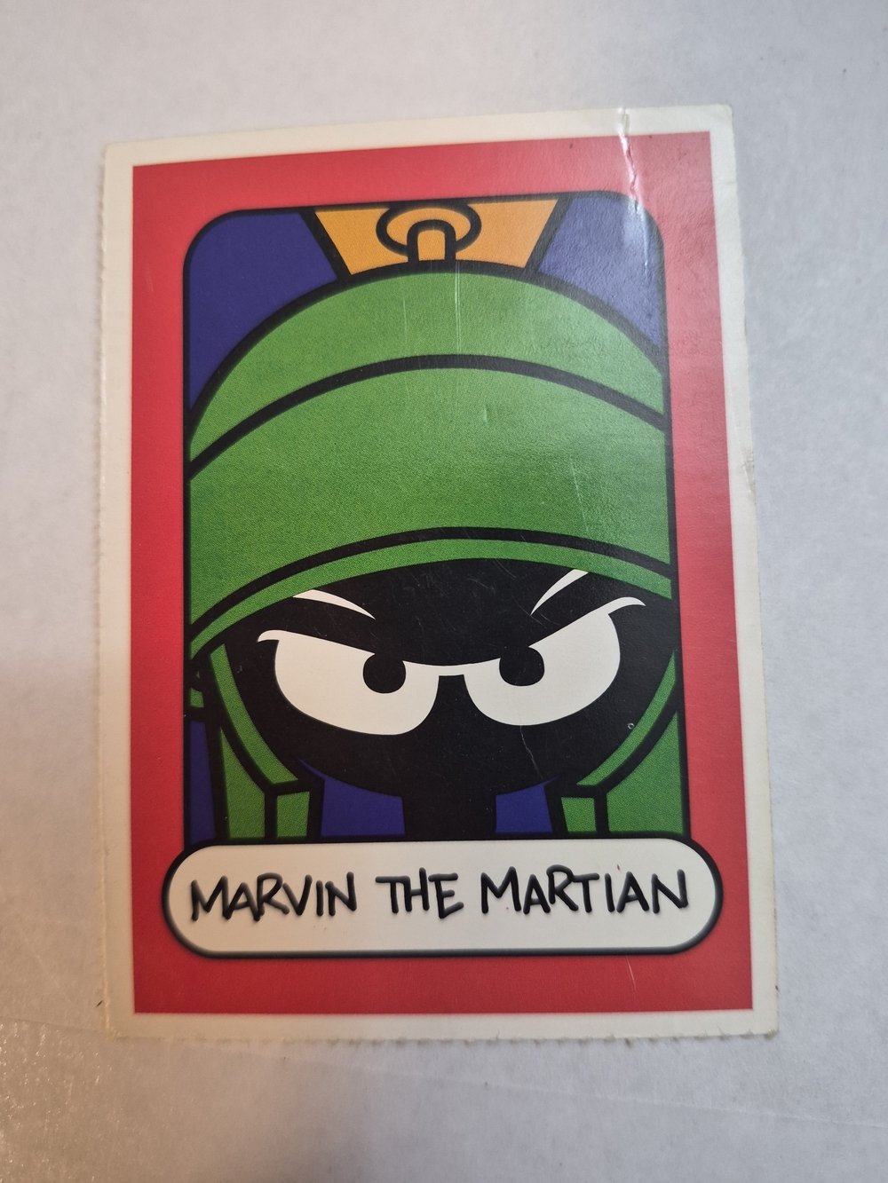 Warner Bros. Marvin the Martian Looney Tunes Trading Card Green & Red